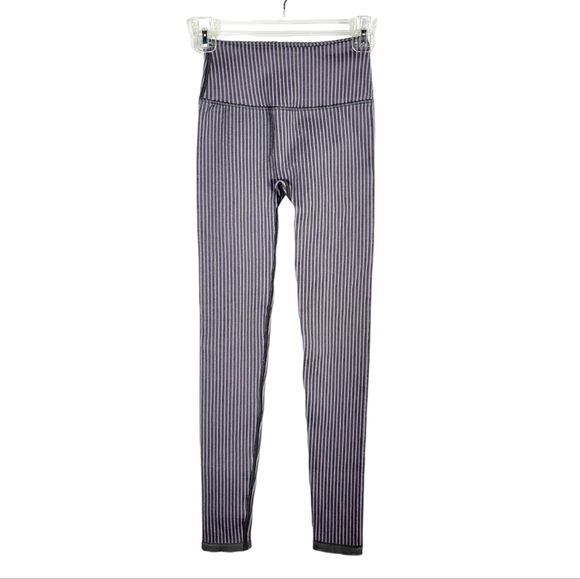 FABLETICS High-Waisted Seamless Rib Legging in iron/ hazy iris NWT - Picture 3 of 7